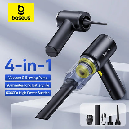 Baseus Car Vacuum Cleaner Wireless Air Dust Blower Gun for Car